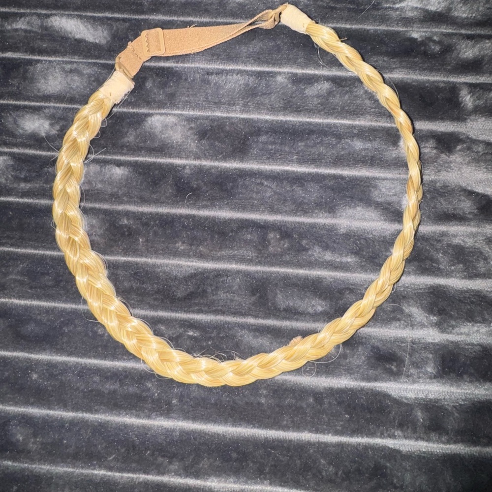 Braided blonde headband NWOT